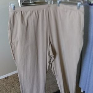 NWOT: Catherines, Beige Stretch Pants